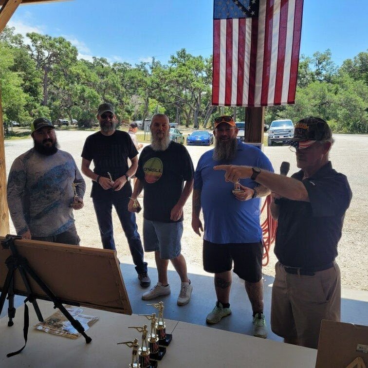 Group with flag